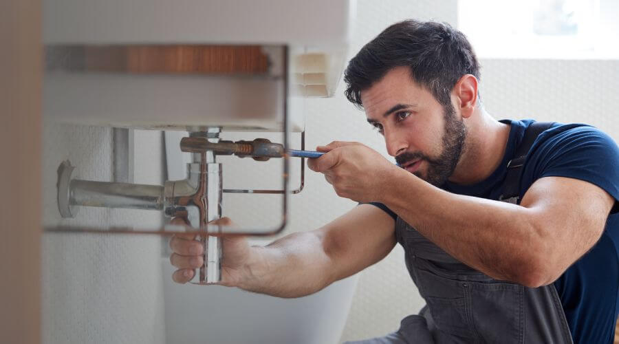 Hot water issue at sink in Patoka, IN